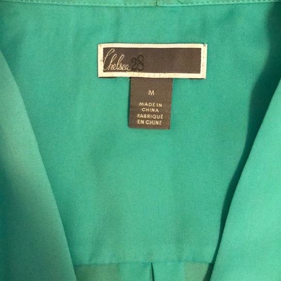 Chelsea 28 aqua blouse - Picture 2 of 4